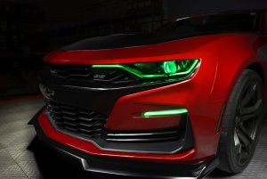 Chevrolet Camaro Headlight DRL Upgrade Kit - ORACLE Lighting - ColorSHIFT - RGBW+A - `19-`21 Chevrolet Camaro Headlight DRL Upgrade Kit - ORACLE Lighting - ColorSHIFT - RGBW+A - `19-`21